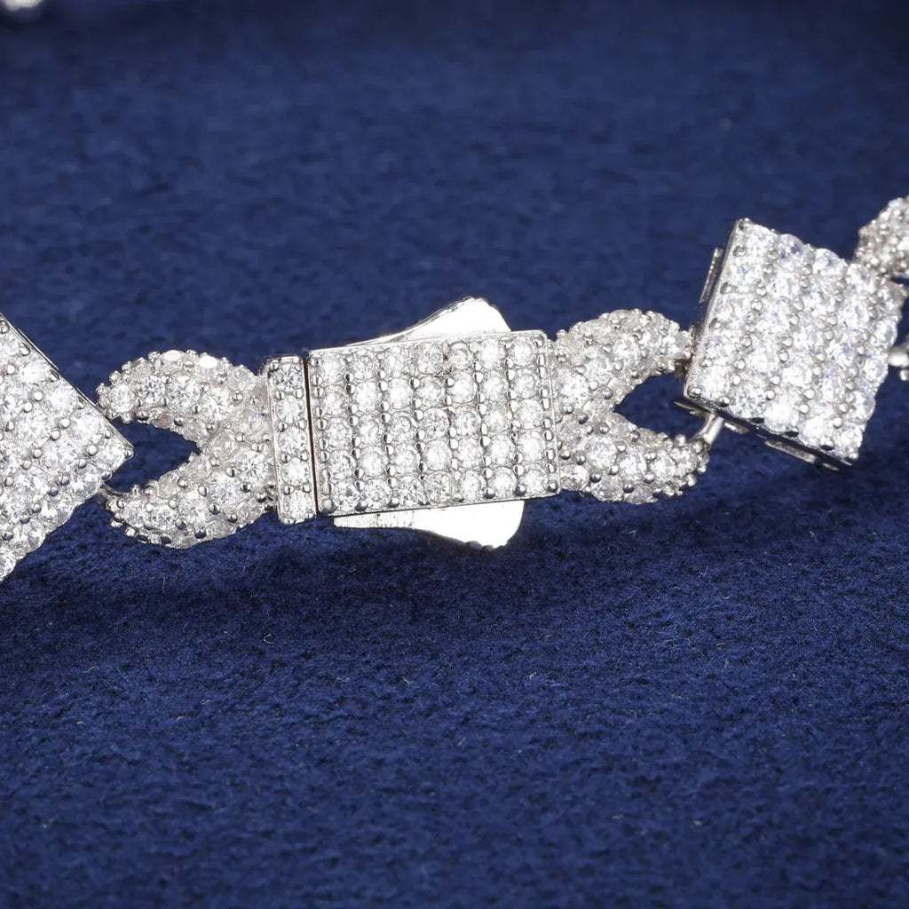 Infinity Square Link Bracelet – “Endless Radiance” Edition - The Gold Supply