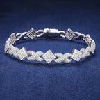 Infinity Square Link Bracelet – “Endless Radiance” Edition - The Gold Supply