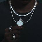 Moissanite Glow Dice Pendant – “High Roller” Edition - Shop Gold Supply