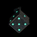 Moissanite Glow Dice Pendant – “High Roller” Edition - Shop Gold Supply