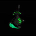 Moissanite Glow Money Bag Pendant – “Run the Bag” Edition - Shop Gold Supply