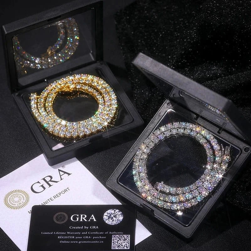 Moissanite Tennis Chain – “Eternal Shine” Edition - The Gold Supply