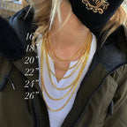 Never Tarnish 3MM Franco Chain – “Endless Flow” Edition 18 IN White Gold - Shop Gold Supply