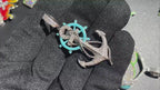Moissanite Glow Anchor Helm Pendant – “Stormproof” Edition