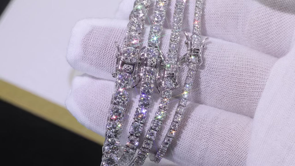 Moissanite Tennis Chain – “Eternal Shine” Edition