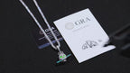 Moissanite Glow Skull Saturn Pendant – “Cosmic Reign” Edition