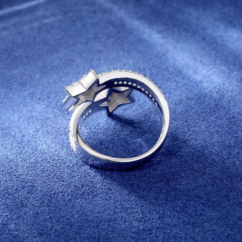 Shooting Star Wrap Ring – “Cosmic Trail” Edition - The Gold Supply