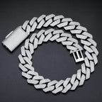 Square-Edge Cuban Link Chain – “Arctic Edge” Edition - The Gold Supply