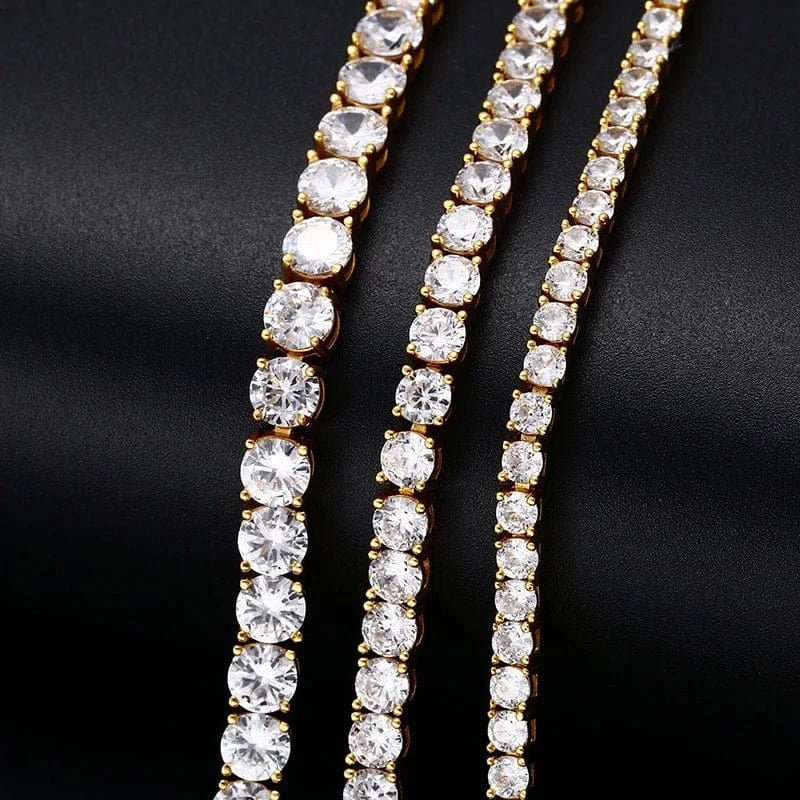 VVS1 Tennis Bracelet – “Diamond Line” Edition - The Gold Supply