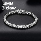 VVS1 Tennis Bracelet – “Diamond Line” Edition - The Gold Supply