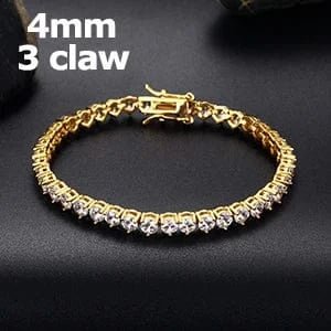 VVS1 Tennis Bracelet – “Diamond Line” Edition - The Gold Supply