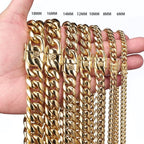Cuban Chain Gold 8MM 18 IN - Shop Gold Supply