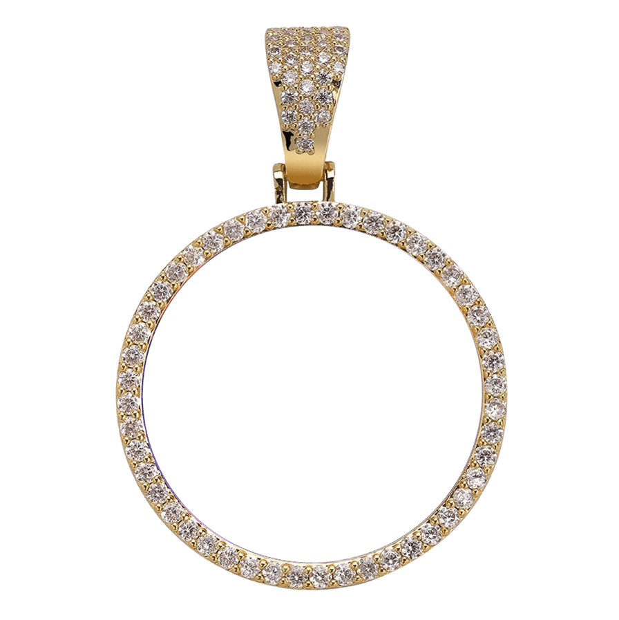 Custom Photo Necklace Gold Rope 18 IN - Shop Gold Supply