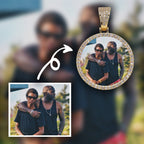 Custom Photo Necklace Gold Rope 18 IN - Shop Gold Supply