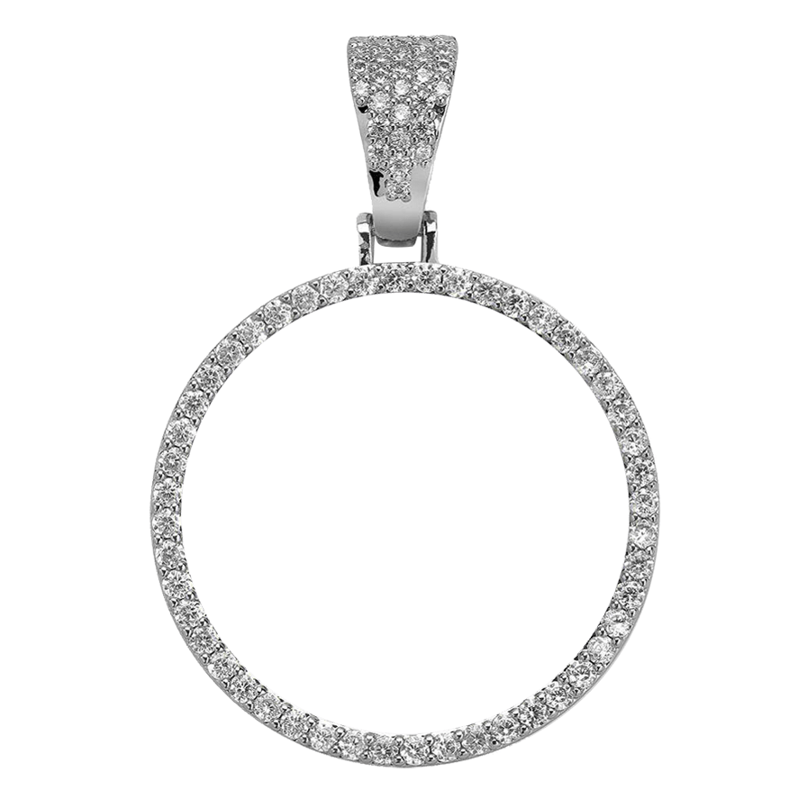 Custom Photo Necklace Silver Rope 18 IN - Shop Gold Supply